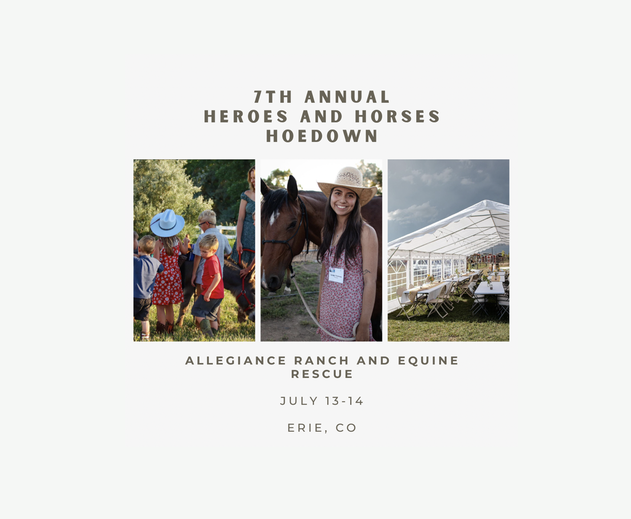 Heroes & Horses HoeDown